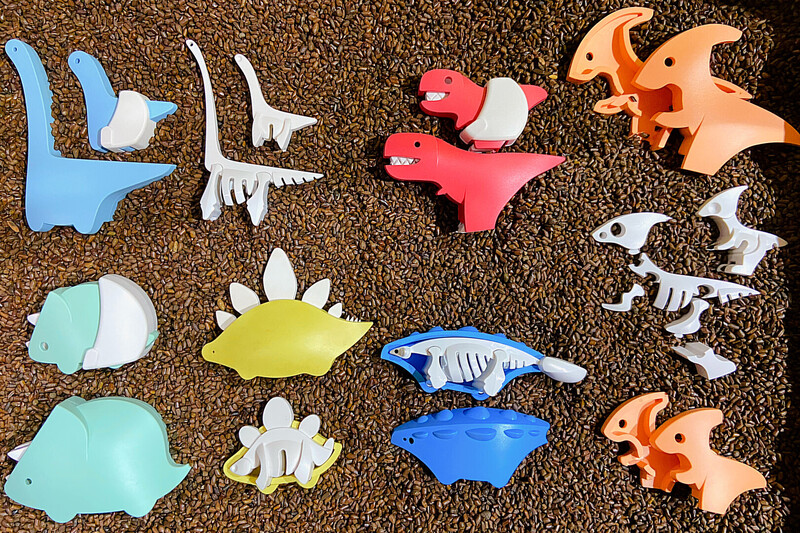 動物模型 恐龍模型 哈福玩具 HALFTOYS 考古遊戲